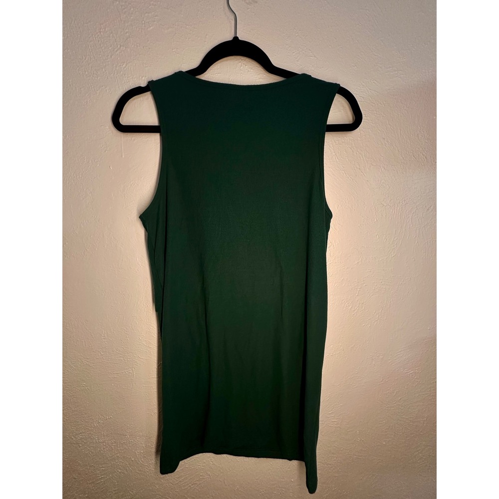 LATCHED MAMA size medium green Nursing Tank top - Picture 3 of 3